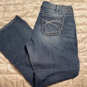 Silver Jeans Women's Dark Blue Boot Cut Jeans